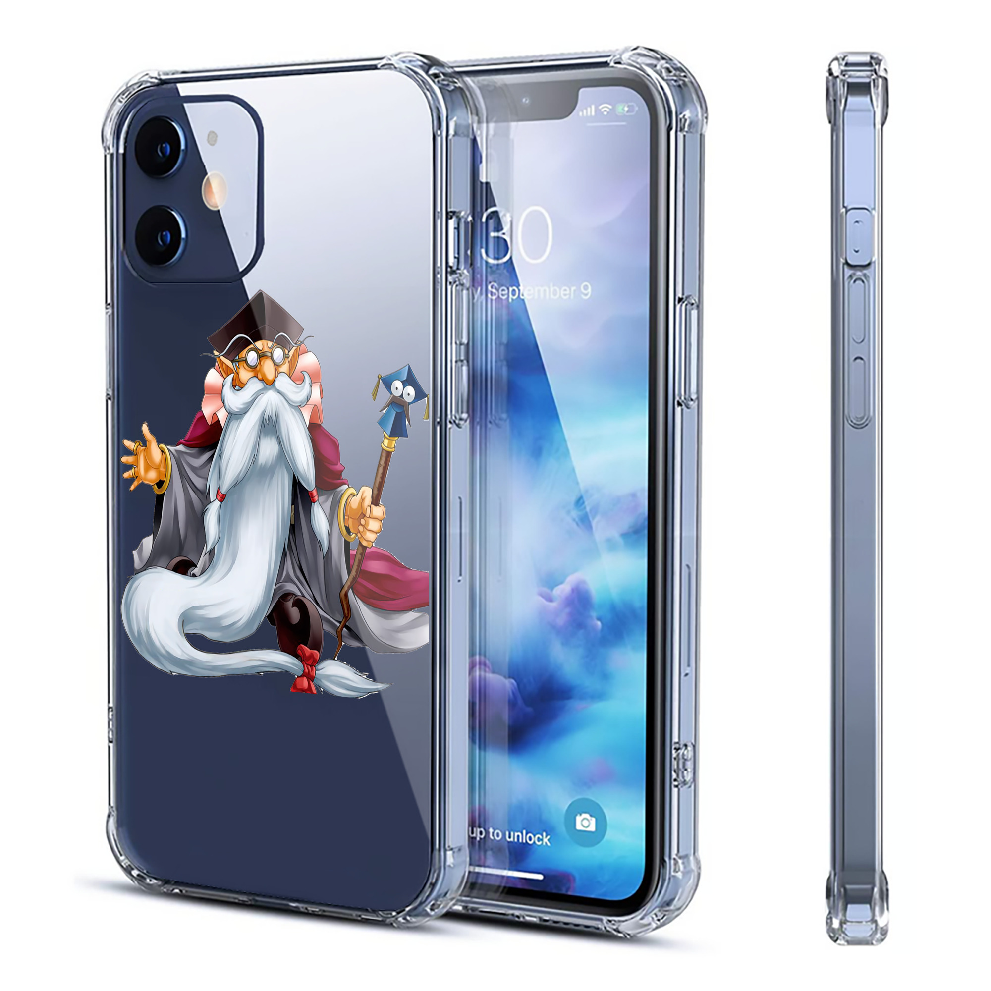 （画像用） 遊☆戯☆王 Yu-Gi-Oh! 【iPhone 12シリーズ対応】透明スマホケース（クリアソフトケース）